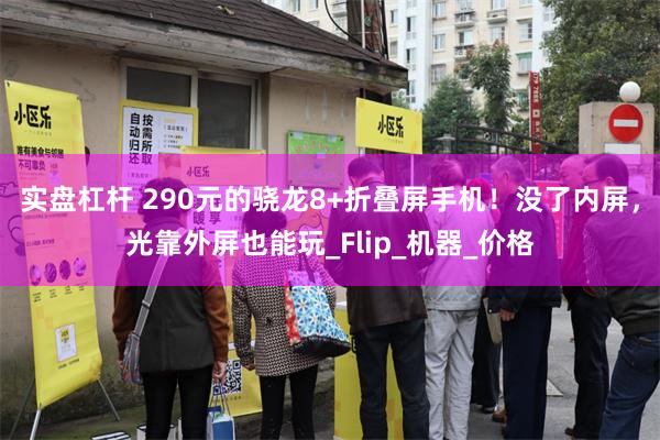 实盘杠杆 290元的骁龙8+折叠屏手机！没了内屏，光靠外屏也能玩_Flip_机器_价格